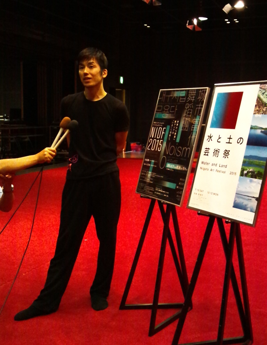 NIDF2015　公開リハ＆囲み取材に行ってきました