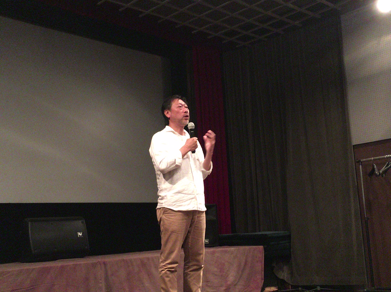 7/23(土)「袴田巖　夢の間の世の中」金聖雄監督が来館しました！